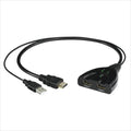CONVERTOR SPLITTER HAMA HDMI (M) TO 2X HDMI (F) w/USB for power, 121776