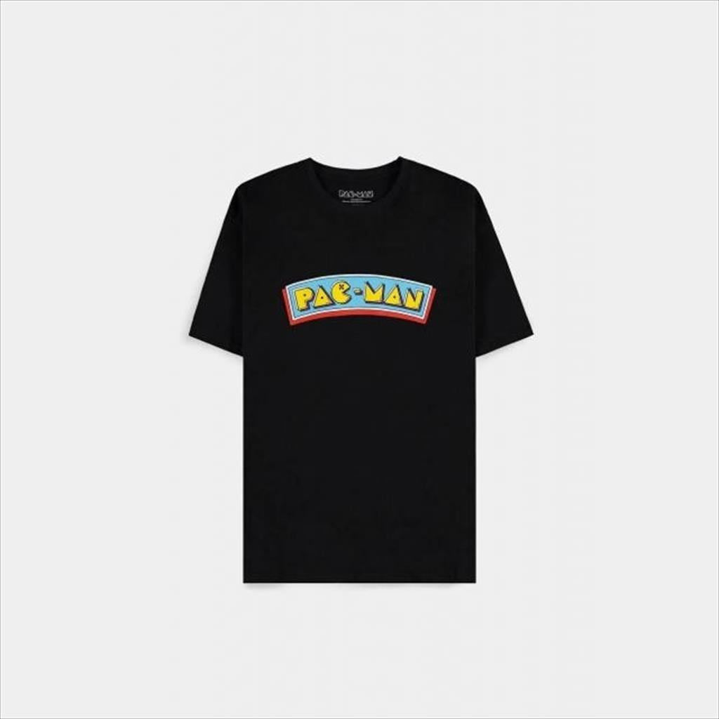 T-SHIRT PAC-MAN (LOGO), Black Size L