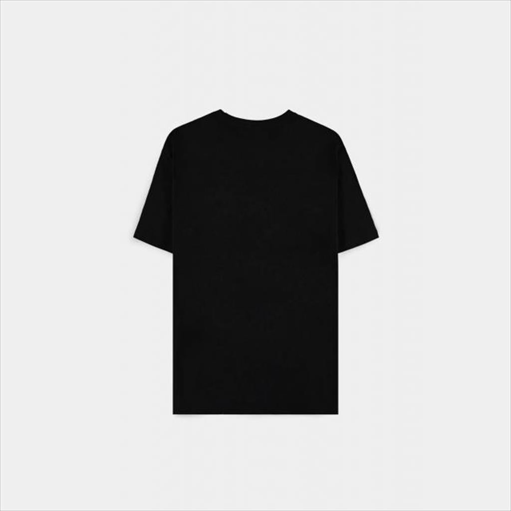 T-SHIRT PAC-MAN (LOGO), Black Size M