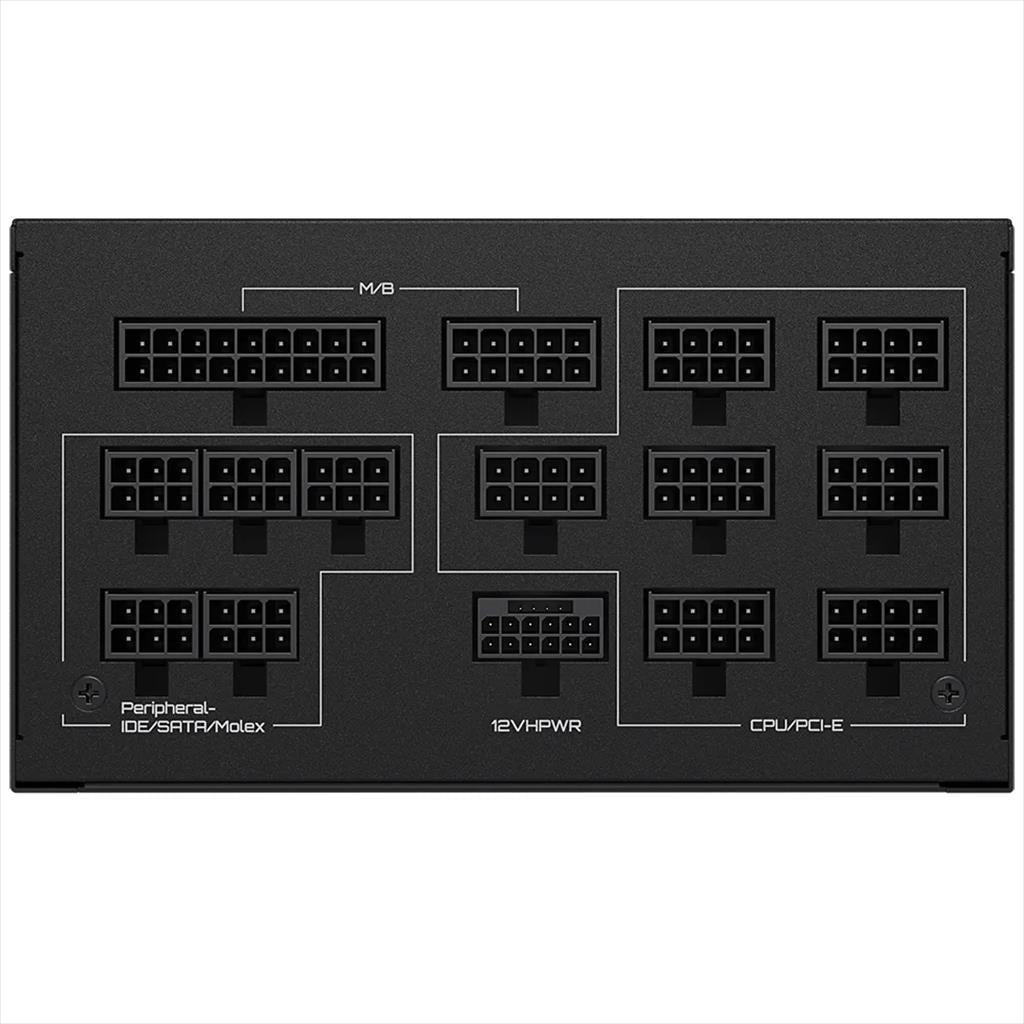 PSU 1300W GIGABYTE UD1300GM PG5 80 PLUS GOLD w/PCIE 5.0, FULL MODULAR, BLACK, GP-UD1300GM PG5