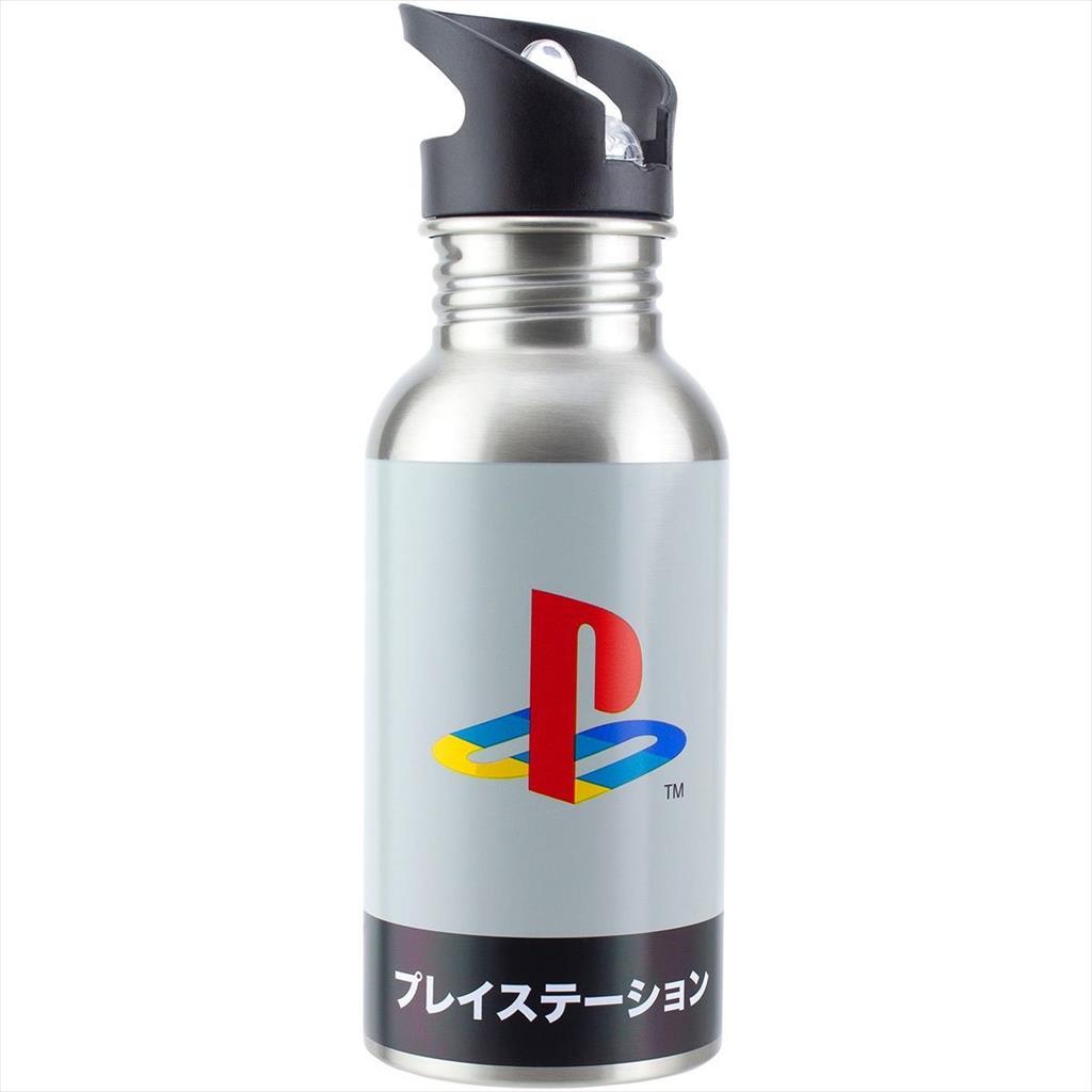 GAME FIGURINE PALADONE Playstation Water metal bottle w/straw PP8977PS