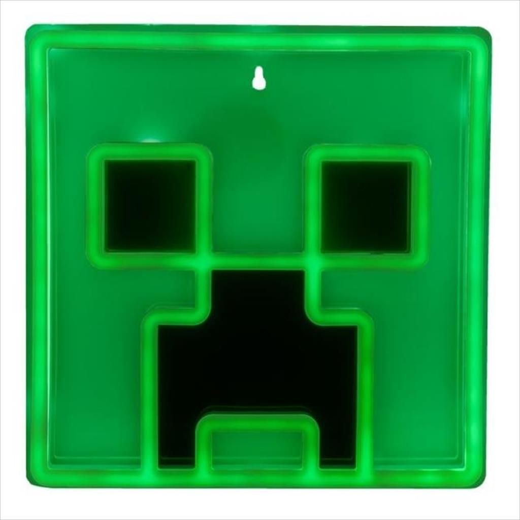GAME FIGURINE PALADONE Minecraft - Creeper Wall Mountable LED Neon Light, PP14020MCFVN