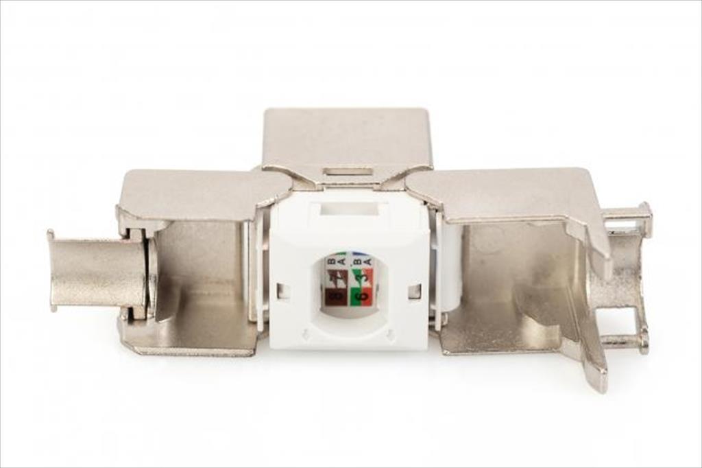 NET MODUL RJ-45 Cat6A Keystone Jack, 360 degree shielded, toolfree, DIGITUS, DN-93615-24