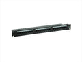 NET PATCH PANEL SECOMP 24 PORT 19" ROTRONIC CAT6 UTP BLACK