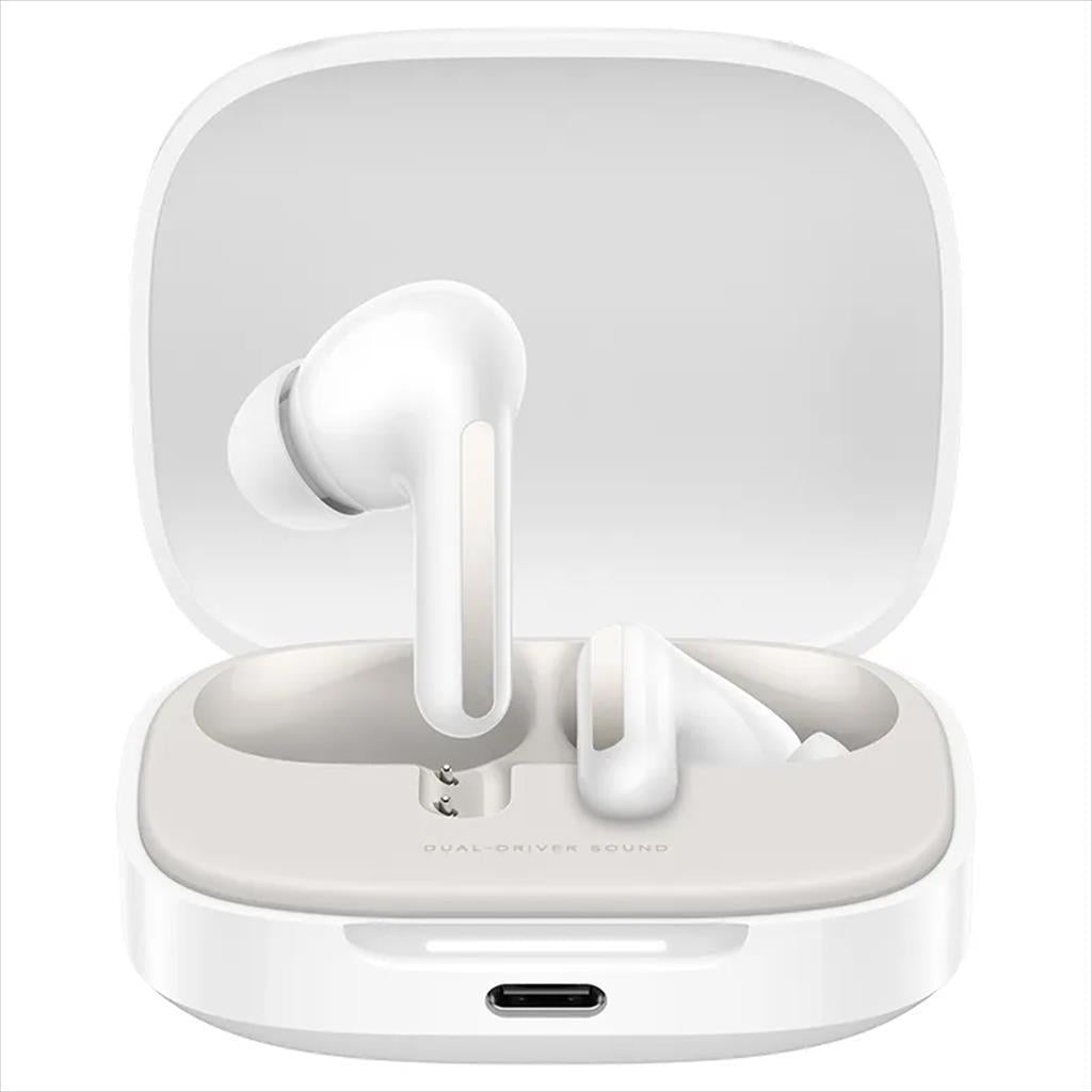 EARPHONES WIRELESS XIAOMI Redmi Buds 6 BLUETOOTH w/microphone, Cloud White