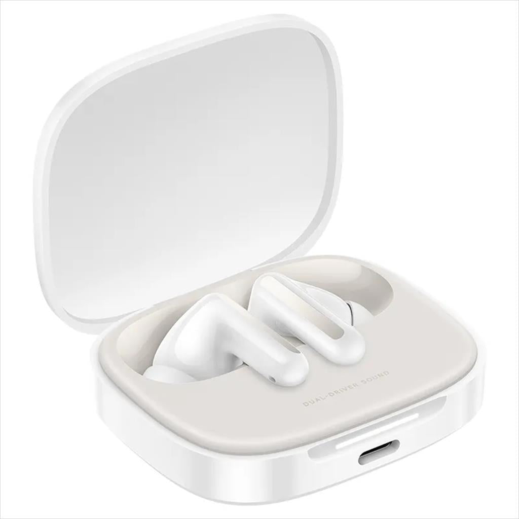 EARPHONES WIRELESS XIAOMI Redmi Buds 6 BLUETOOTH w/microphone, Cloud White