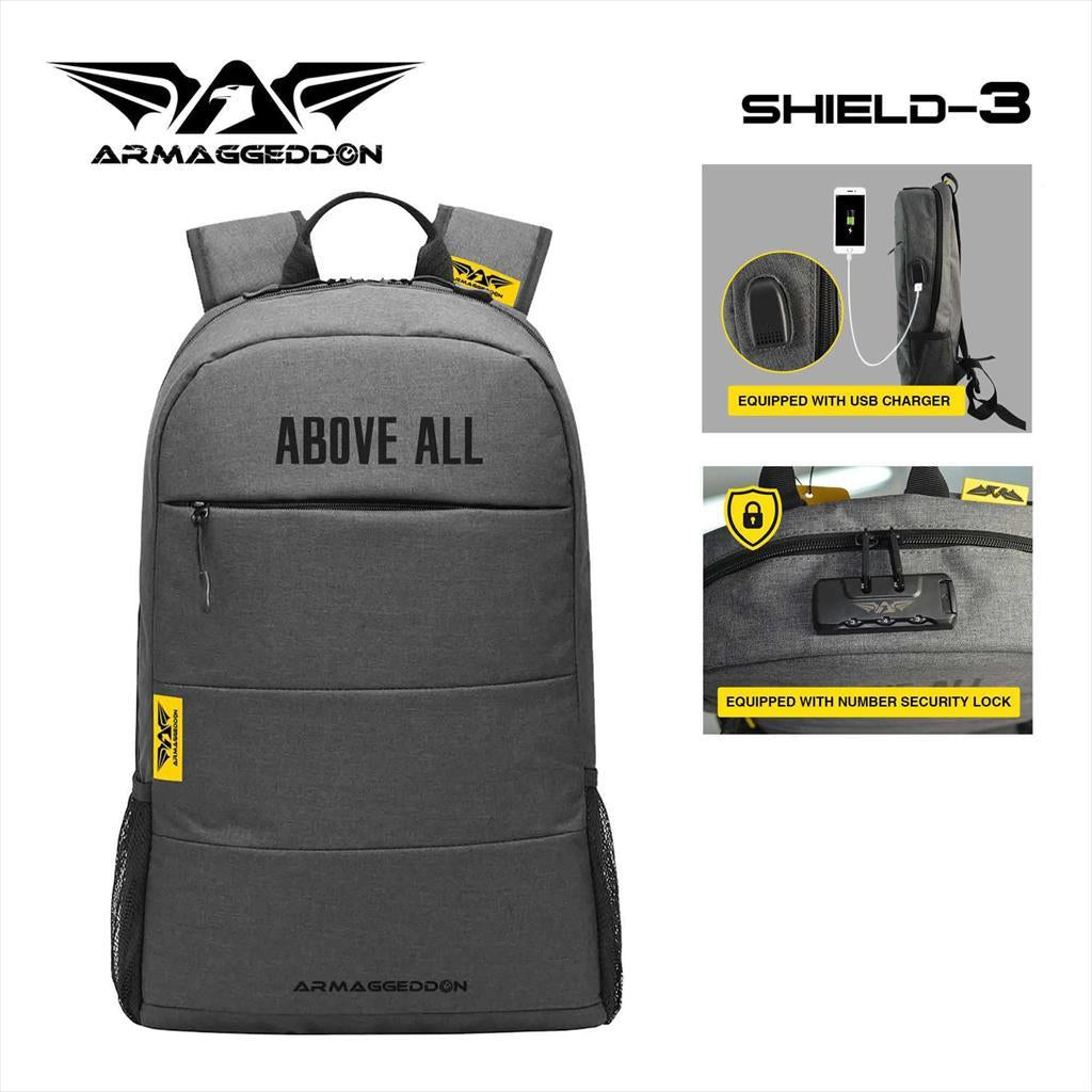 BACKPACK NB ARMAGGEDDON SHIELD 3 15,6", GREY