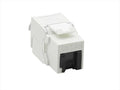 NET MODUL Cat6A UTP keystone jack, 180 degree white Secomp, 26.99.0377-50