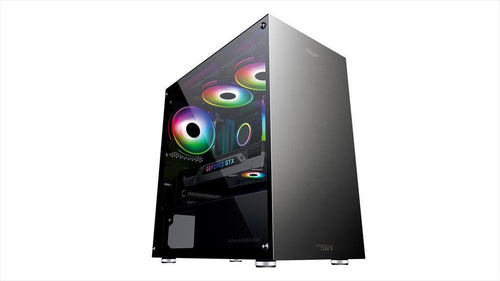 CASE ARMAGGEDDON microATX TESSARAXX CORE V BLACK, w/WINDOW