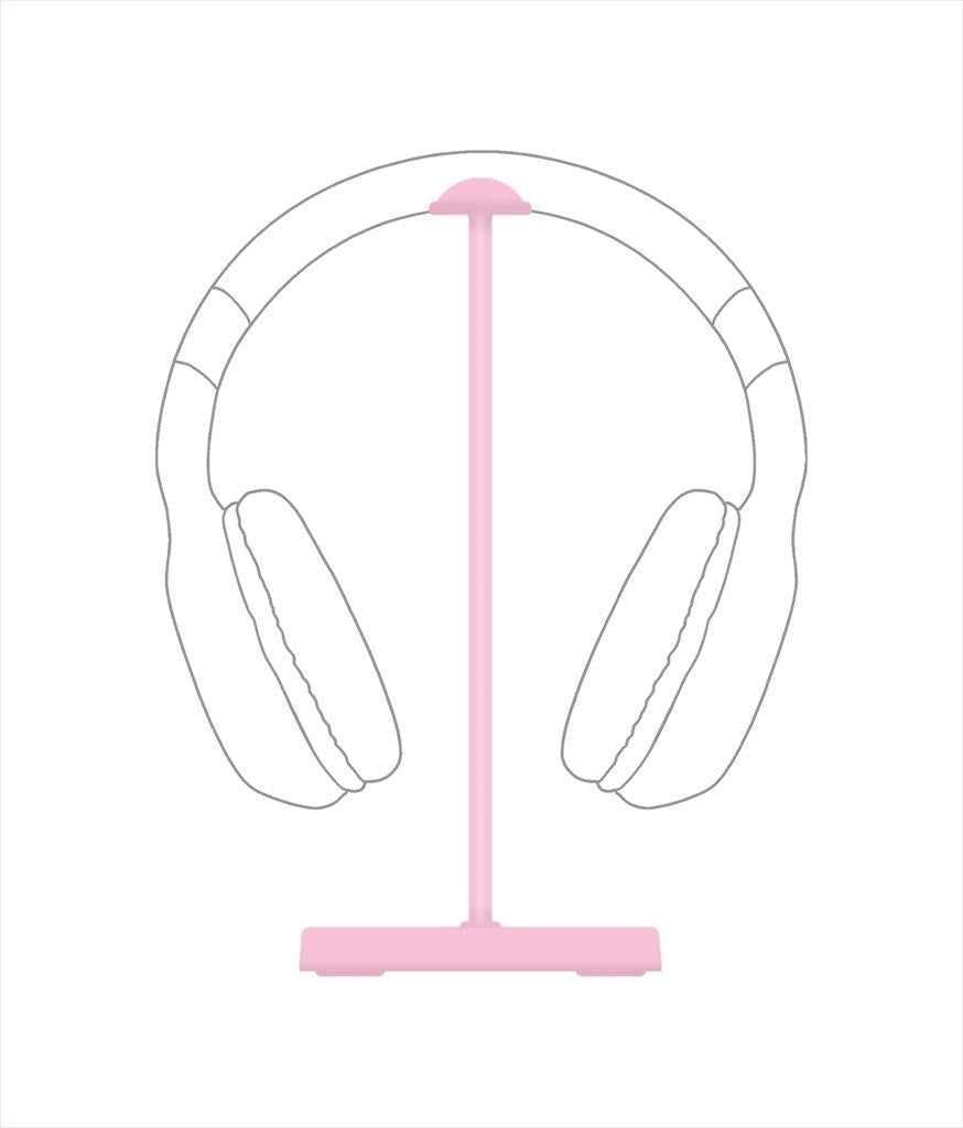 HEADPHONES STAND SONICGEAR HPX-100, mobile phone stand, ABS, PINK