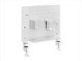 GAMING DESK CLAMP MOUNT PEGBOARD, (3x Pin Magnet, 1x Cup Holder, 2x Hook, 2x Gaming Controller Hook, 1x Headphone Hook), WHITE, 17.99.0098-4