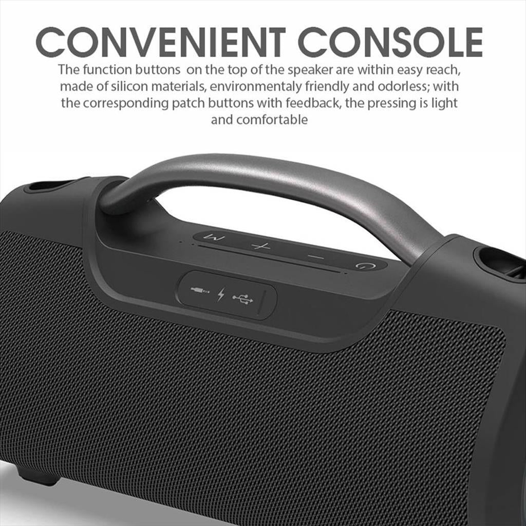 SPEAKERS BLUETOOTH SONICGEAR STUDIOBEATS HD PORTABLE SPEAKER 60W (up to 12 hours) w/microphone, 7200mAh powerbank, lightning efect