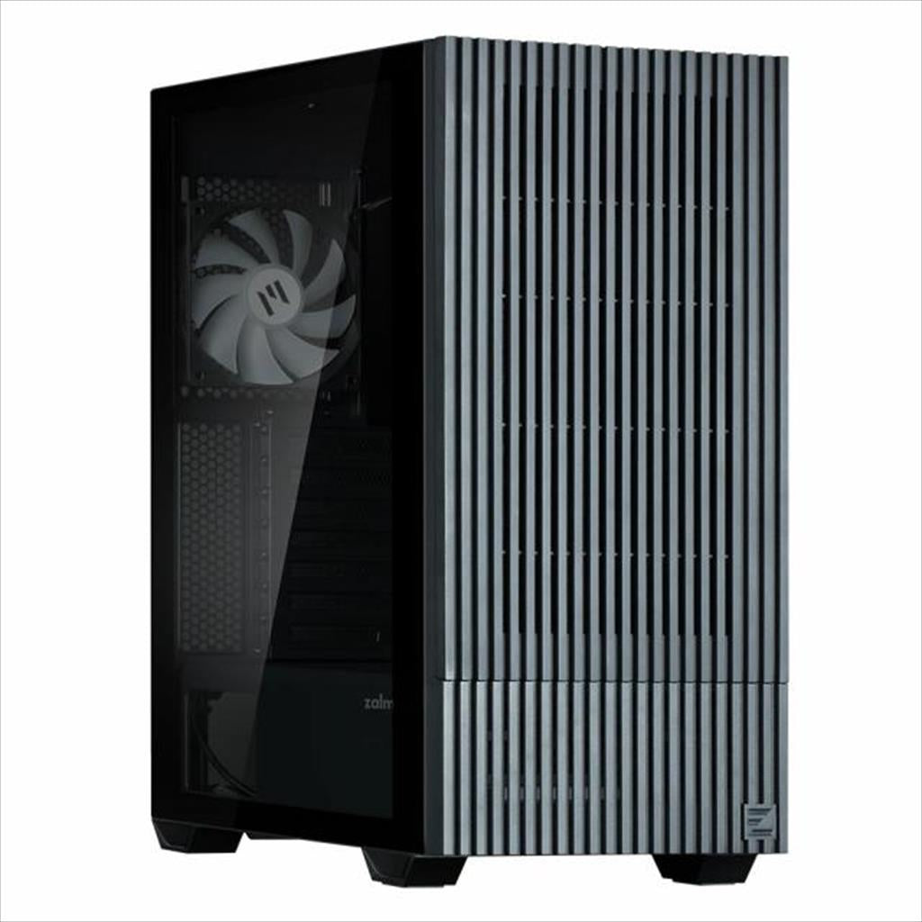 CASE ATX ZALMAN Z10 DS w/Display 15,6" FHD front panel w/WINDOW TG, 1x120mm ARGB fan, 2x120mm, Type-C