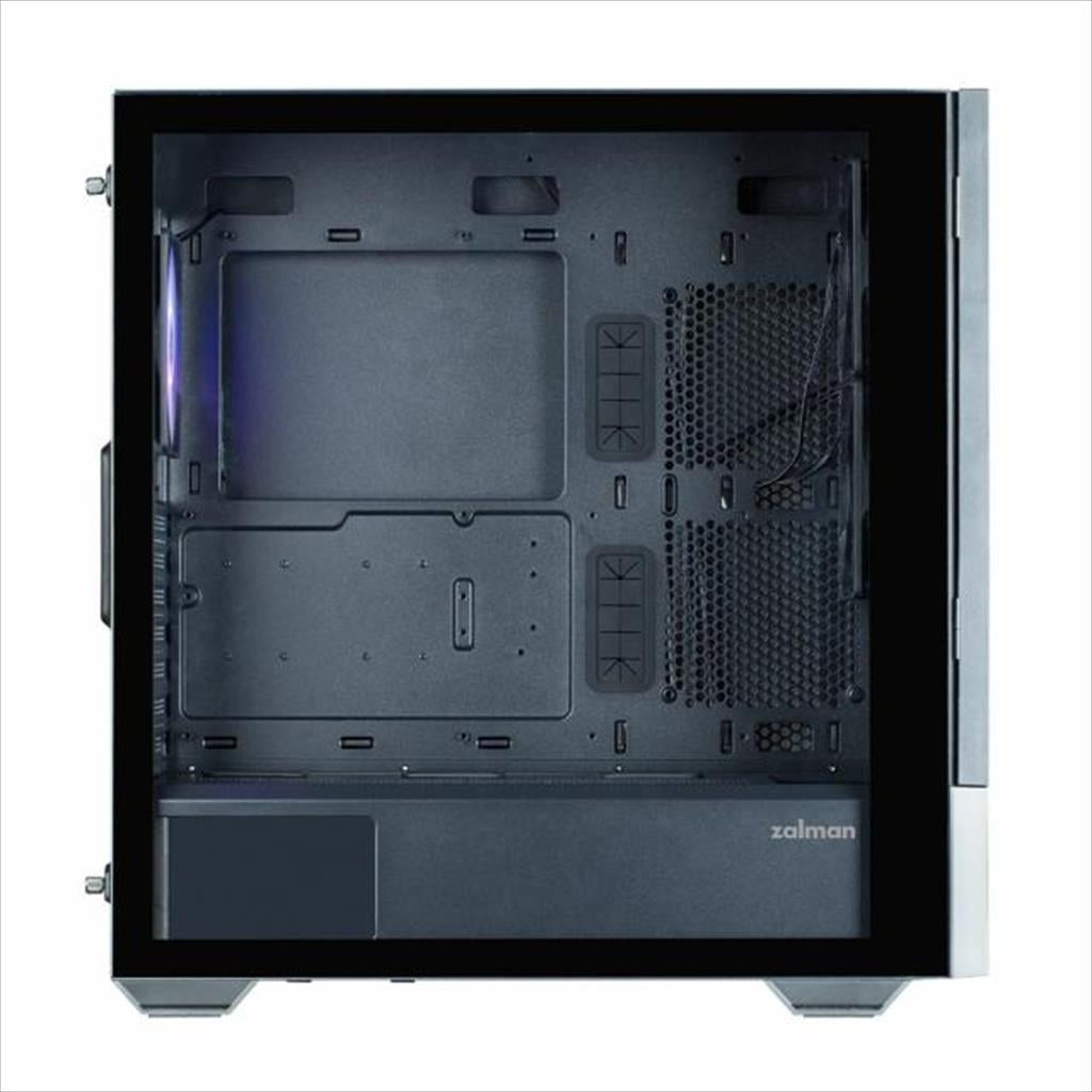 CASE ATX ZALMAN Z10 DS w/Display 15,6" FHD front panel w/WINDOW TG, 1x120mm ARGB fan, 2x120mm, Type-C