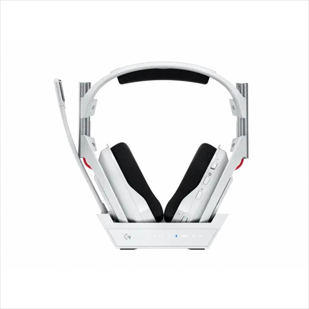 HEADPHONES LOGITECH Astro A50 w/Base station, White, Lightspeed wireless w/microphone, USB-C, 939-002230