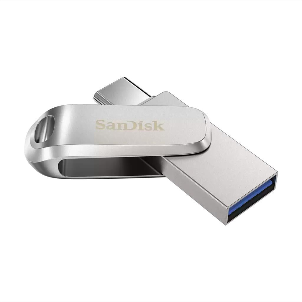 USB Flash Drive 3.2/ Type-C 128GB SANDISK ULTRA DUAL DRIVE LUXE (USB 3.2 Gen 1), SDDDC4-128G-G46