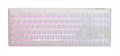 KEYBOARD MECHANICAL DUCKY ONE 3 CLASSIC PURE WHITE RGB TKL PBT Double-shot keycaps HOT-SWAPPABLE Cherry MX Clear, DKON2187ST-WUSPDPWWWSC1