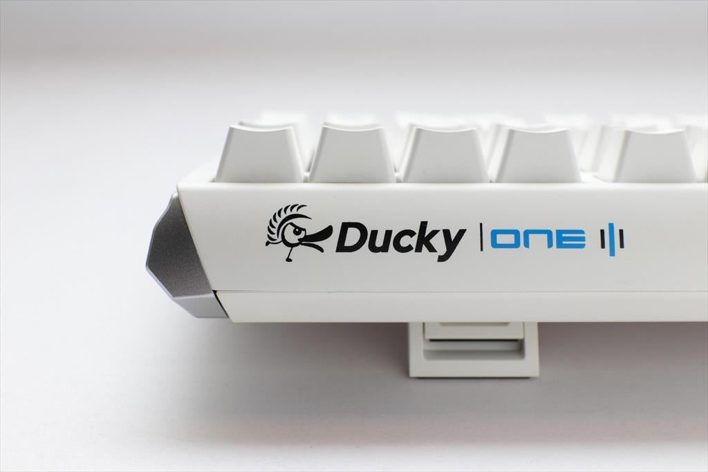 KEYBOARD MECHANICAL DUCKY ONE 3 CLASSIC PURE WHITE RGB TKL PBT Double-shot keycaps HOT-SWAPPABLE Cherry MX Silent Red, DKON2187ST-SUSPDPWWWSC1