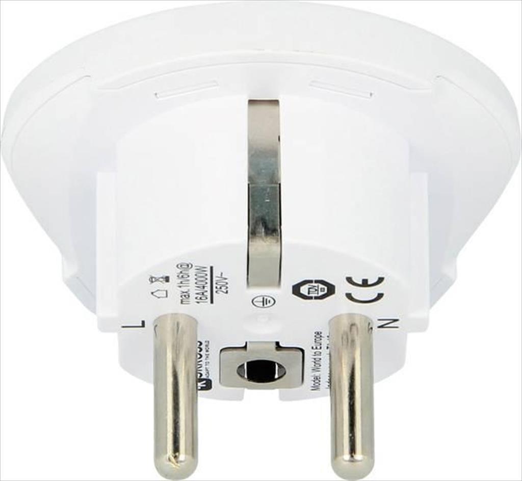 CONVERTOR POWER SKROSS UNIVERSAL WORLD TRAVEL ADAPTER CA W TO EU 1.500211-E