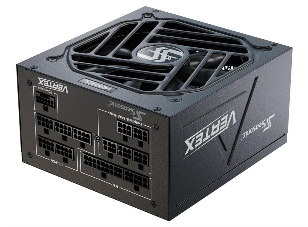 PSU 850W SEASONIC VERTEX GX-850 w/PCIE 5.0 80+ GOLD , Fully Modular, BLACK