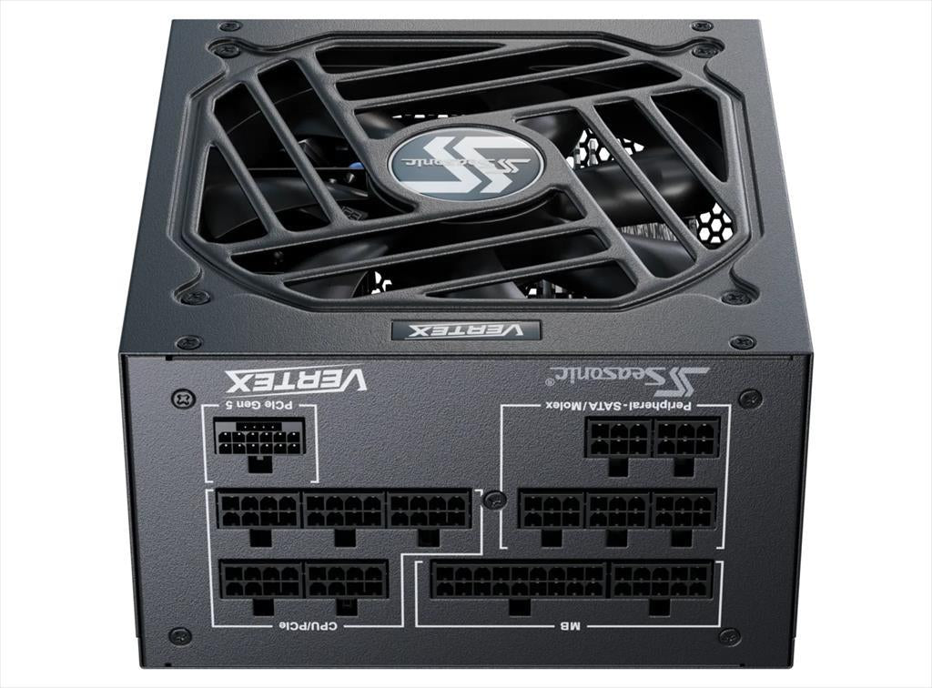 PSU 850W SEASONIC VERTEX GX-850 w/PCIE 5.0 80+ GOLD , Fully Modular, BLACK