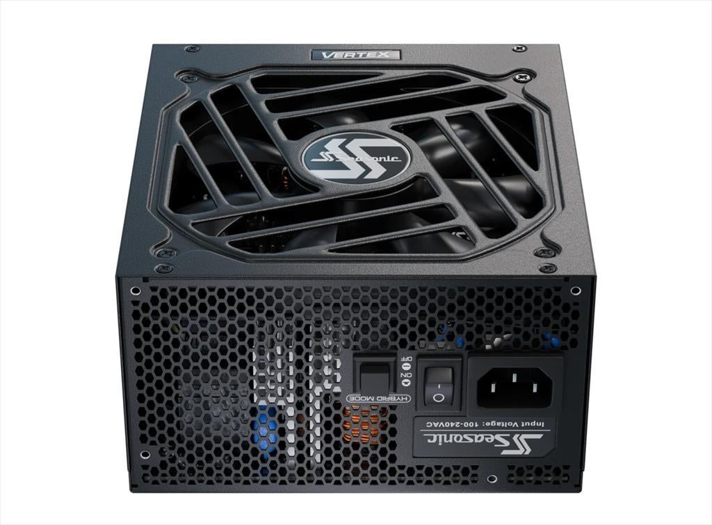 PSU 850W SEASONIC VERTEX GX-850 w/PCIE 5.0 80+ GOLD , Fully Modular, BLACK