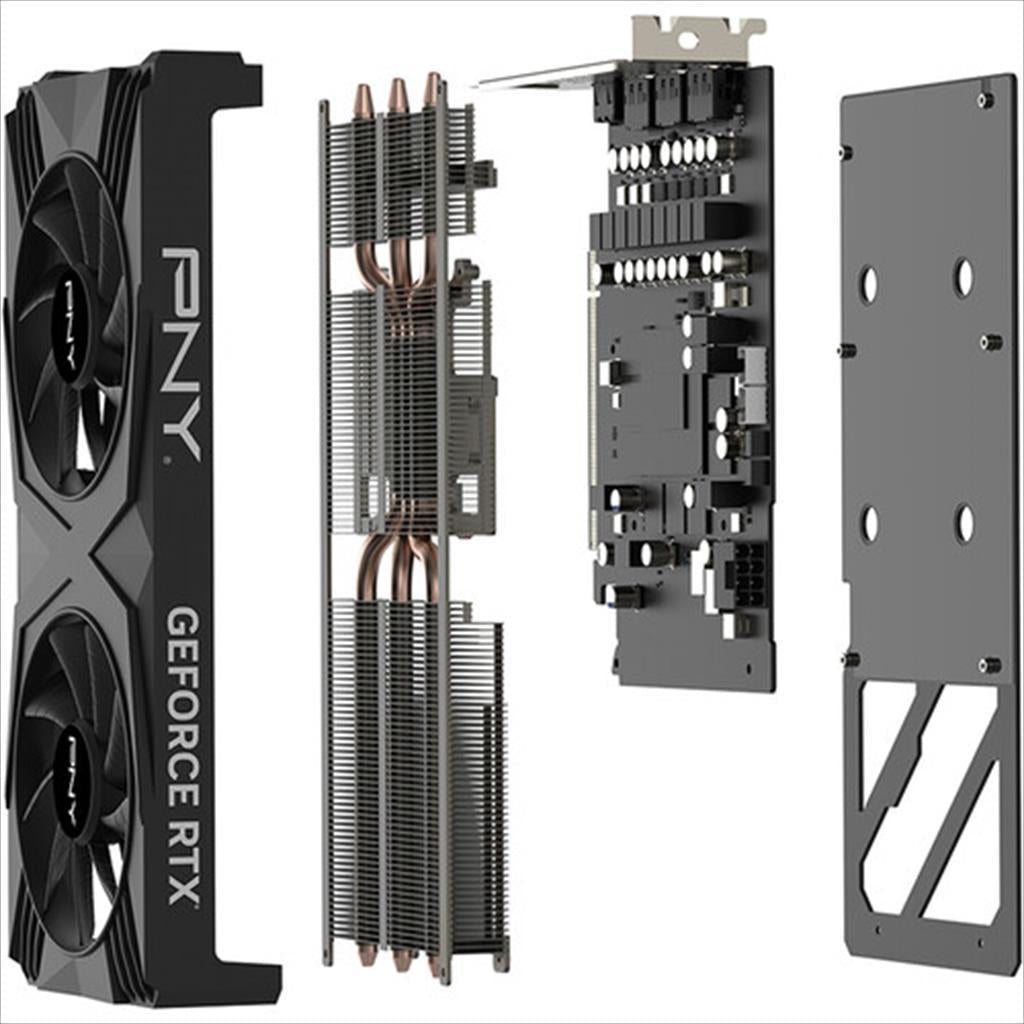 VGA PNY RTX 4060 Ti VERTO Dual Fan 8GB GDDR6, DPx3, HDMIx1, VCG4060T8DFXPB1