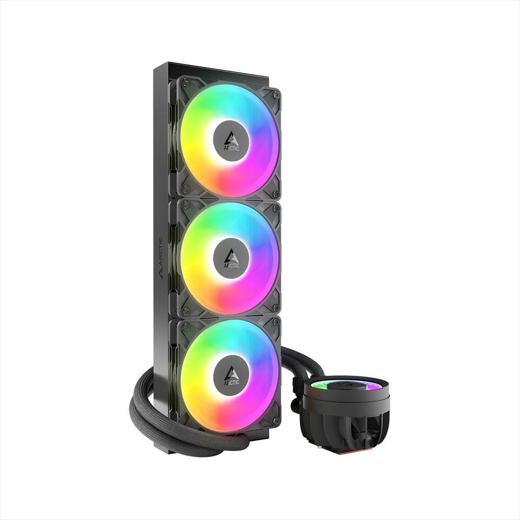 COOLERS CPU AIO ARCTIC LIQUID FREEZER III PRO 360 Black, 3x120mm P12 PRO PWM PST A-RGB fans (3000 RPM), ACFRE00184A