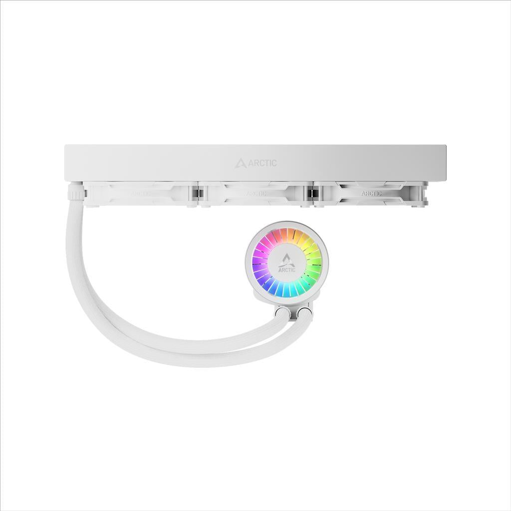 COOLERS CPU AIO ARCTIC LIQUID FREEZER III PRO 360 White, 3x120mm P12 PRO PWM PST A-RGB fans (3000 RPM), ACFRE00188A