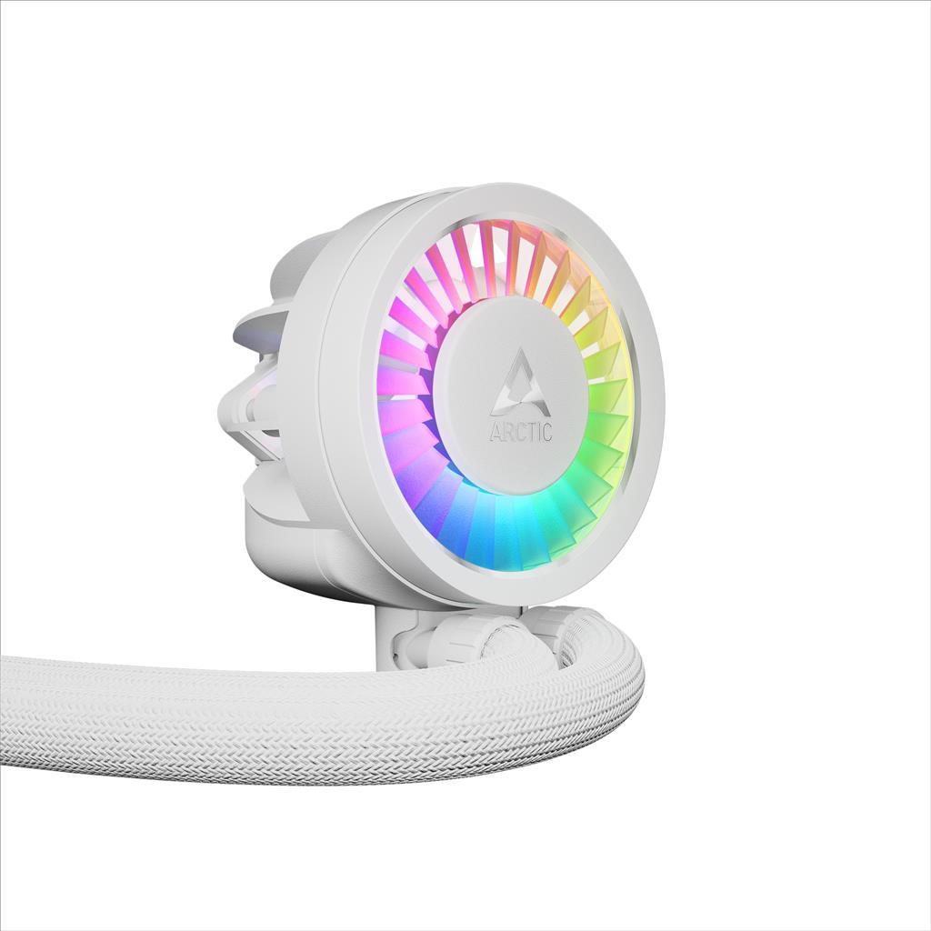 COOLERS CPU AIO ARCTIC LIQUID FREEZER III PRO 360 White, 3x120mm P12 PRO PWM PST A-RGB fans (3000 RPM), ACFRE00188A