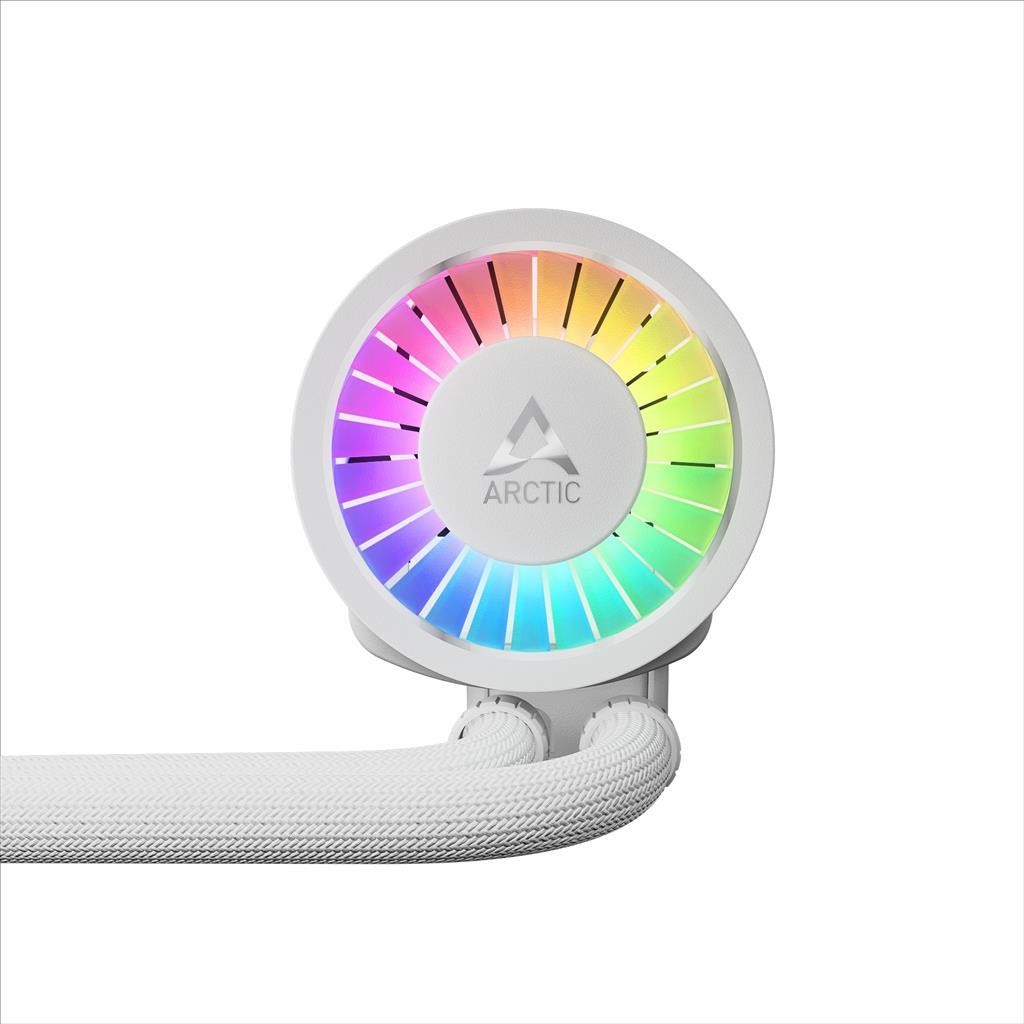COOLERS CPU AIO ARCTIC LIQUID FREEZER III PRO 360 White, 3x120mm P12 PRO PWM PST A-RGB fans (3000 RPM), ACFRE00188A