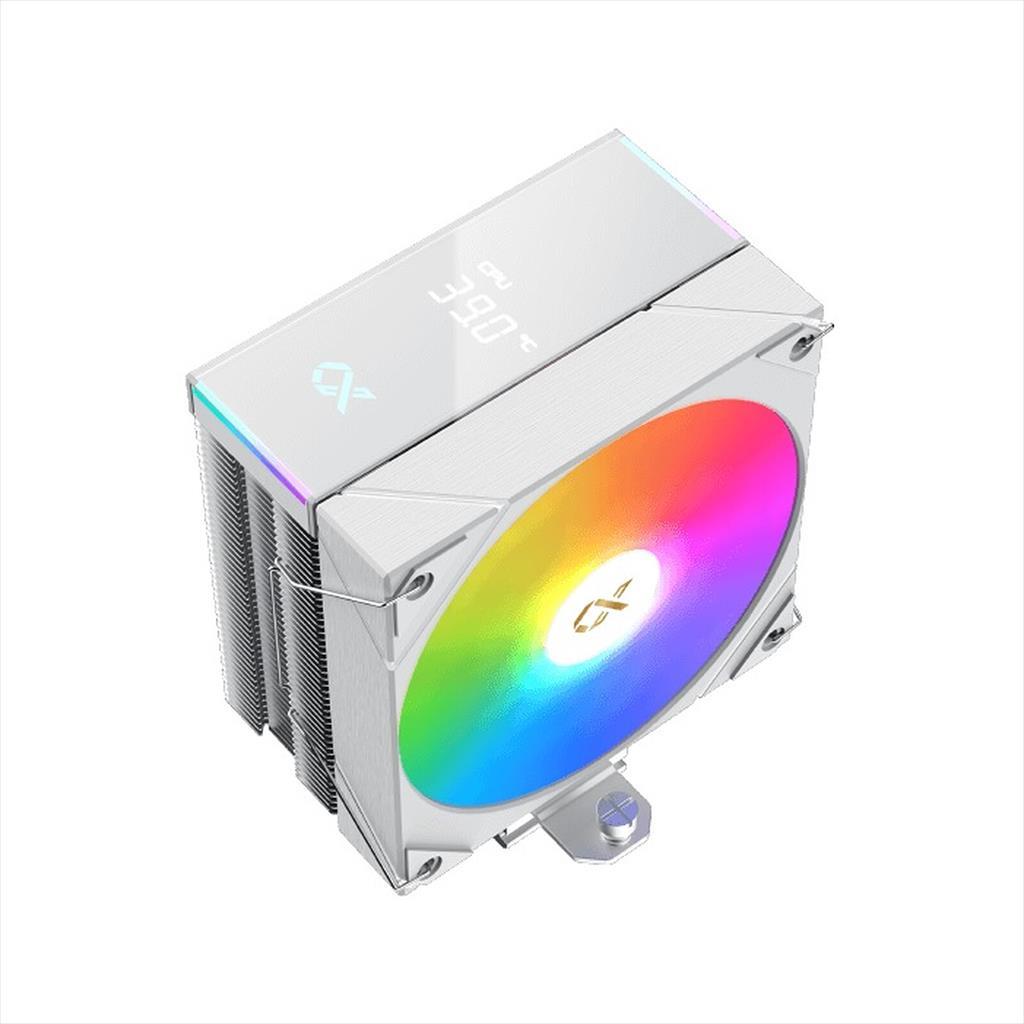 COOLERS CPU XIGMATEK AK4 DIGITAL ARCTIC, w/display top cover, 4 HEAT PIPES, ARGB PWM FAN, Intel  LGA 1700/1200/115x, AMD AM5/AM4, TDP 210W, White, EN45899