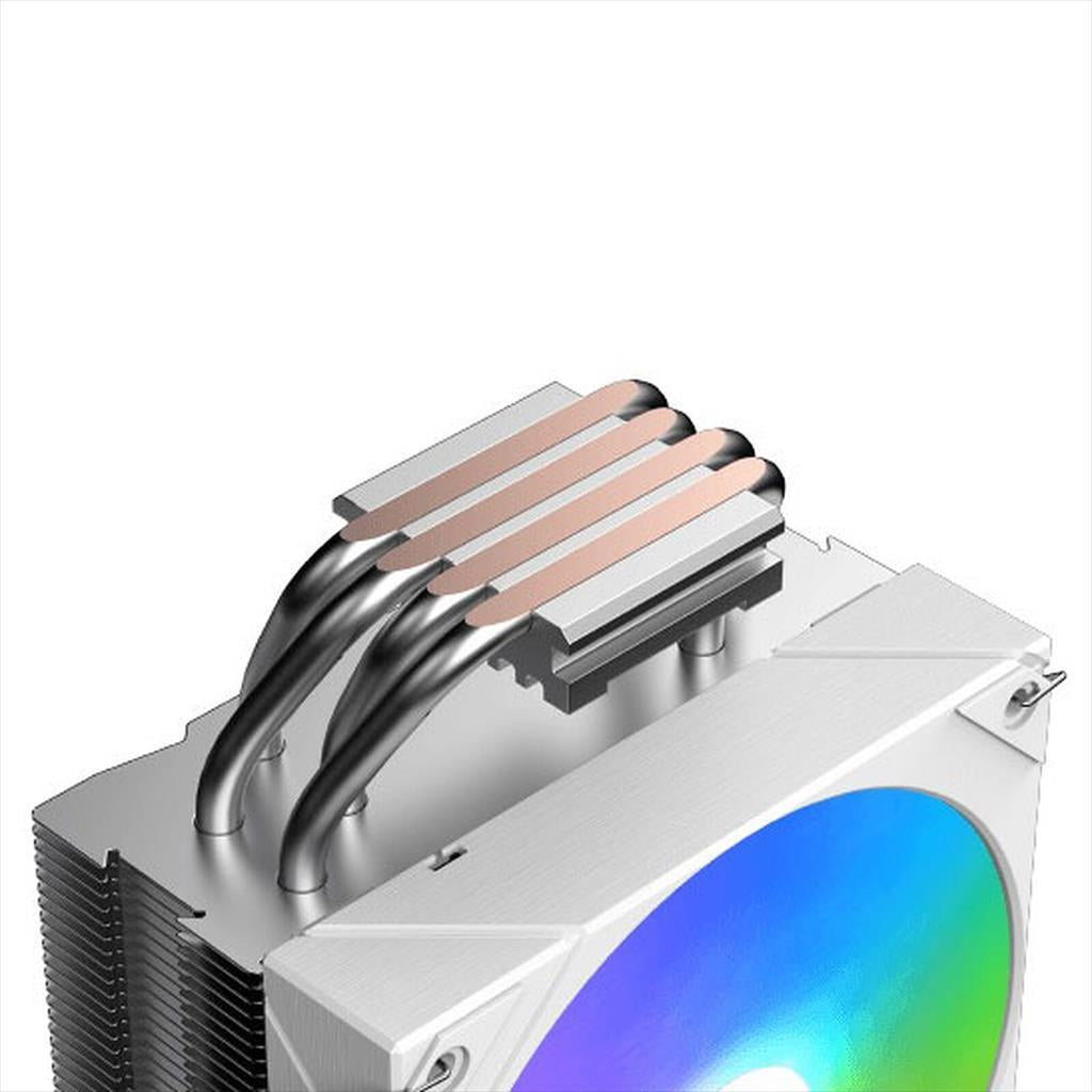 COOLERS CPU XIGMATEK AK4 DIGITAL ARCTIC, w/display top cover, 4 HEAT PIPES, ARGB PWM FAN, Intel  LGA 1700/1200/115x, AMD AM5/AM4, TDP 210W, White, EN45899