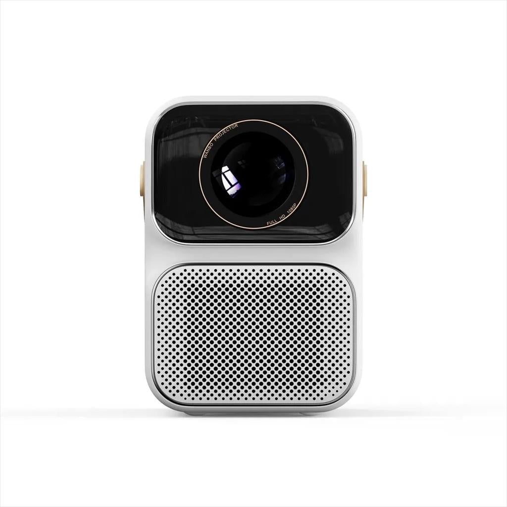 PROJECTOR WANBO T6 MAX Android 9.0,650Ansi 3000:1,FHD (1920x1080),16:9, HDMI, 2xUSB 2.0, AUX, AV SCART,WIFI 6, BT 5.0,2GB RAM,16GB Storage, w/speakers, White