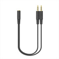 CABLES AUDIO 2x 3,5MM Male to 1x 3,5MM Female, A4Tech AD-4P