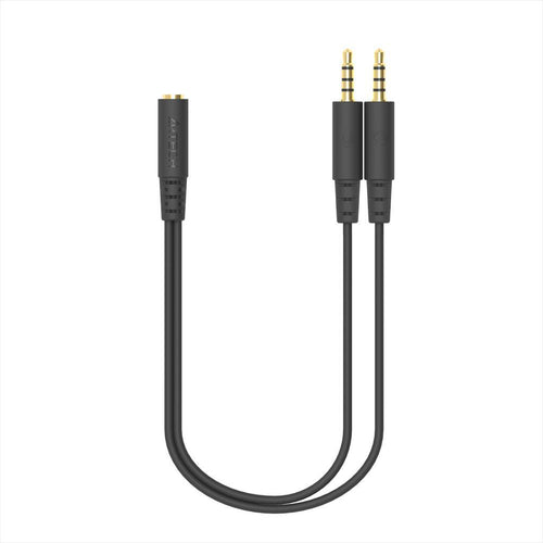 CABLES AUDIO 2x 3,5MM Male to 1x 3,5MM Female, A4Tech AD-4P