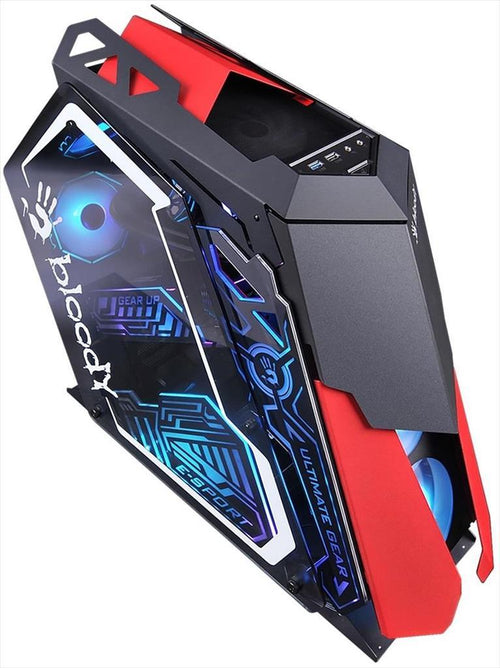 CASE A4TECH ATX mid-Tower BLOODY GH-30 ROGUE w/WINDOW, 3x120mm RGB fans, 1xUSB 2.0, 1xUSB3.0