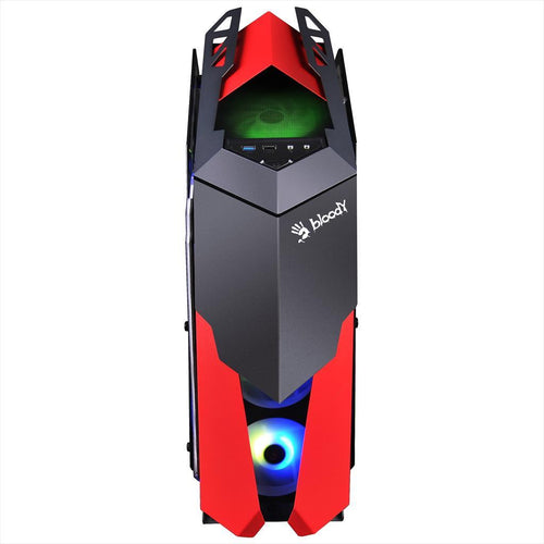 CASE A4TECH ATX mid-Tower BLOODY GH-30 ROGUE w/WINDOW, 3x120mm RGB fans, 1xUSB 2.0, 1xUSB3.0
