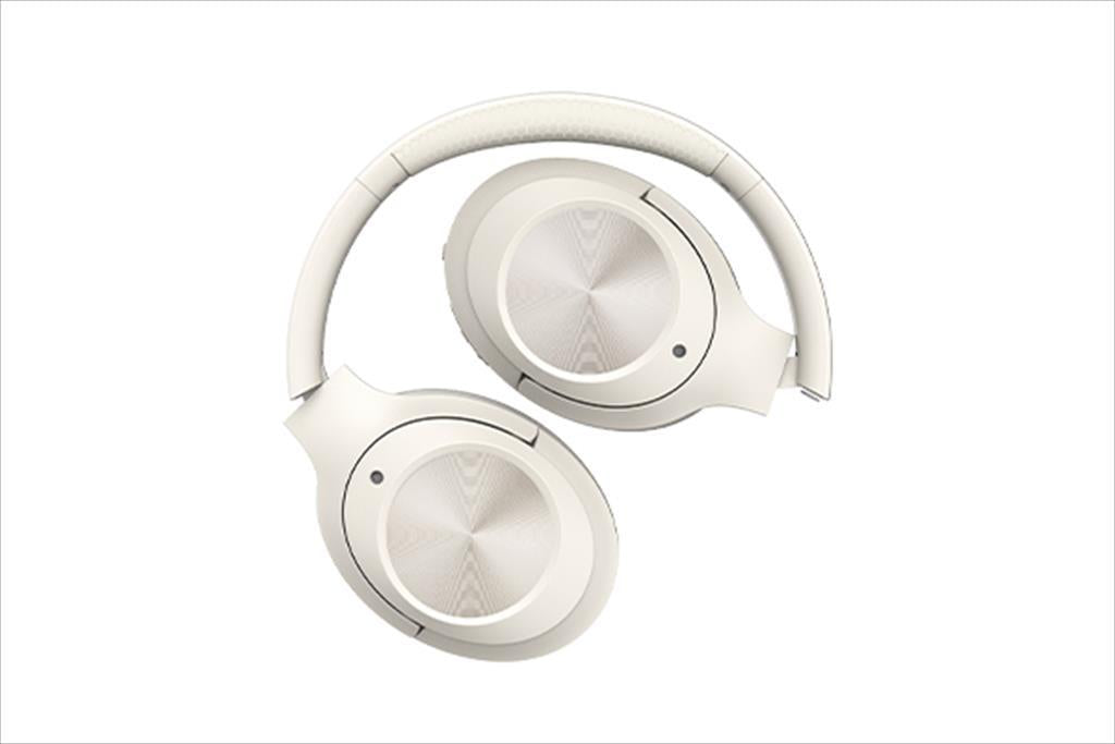 HEADPHONES WIRELESS A4TECH, Bluetooth w/microphone, Beige BH220