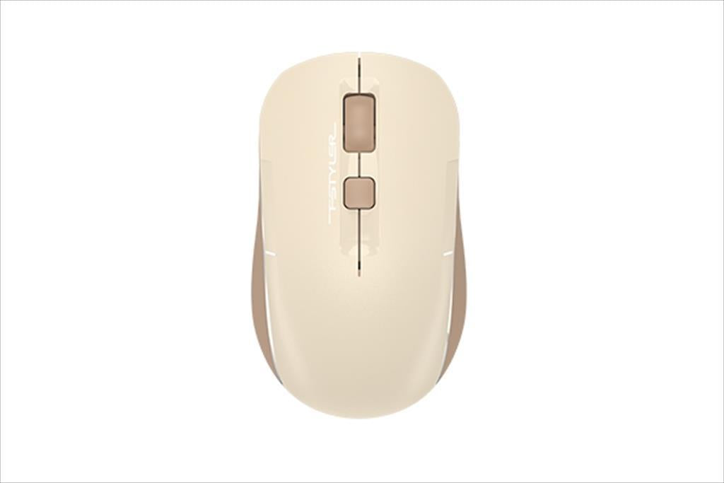 MOUSE WIRELESS USB A4TECH FSTYLER FB26CS Air2 Silent, w/Bluetooth (3 device), Cafe Latte