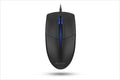 MOUSE WIRED USB A4TECH N-530S Silent, LED Illumination, Black