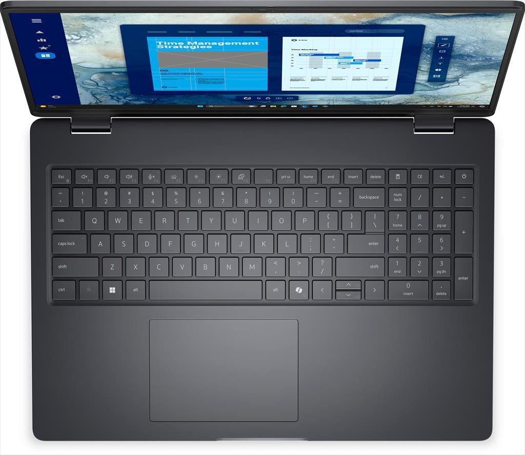 NOTEBOOK 16" DELL PRO 16 Intel Core 5 120U/16GB RAM DDR5 5600Mhz/ 512 GB SSD M.2 NVMe/FULLHD+ (16:10) IPS/BT/Backlit KB/Thunderbolt 4/RJ45/PC16250