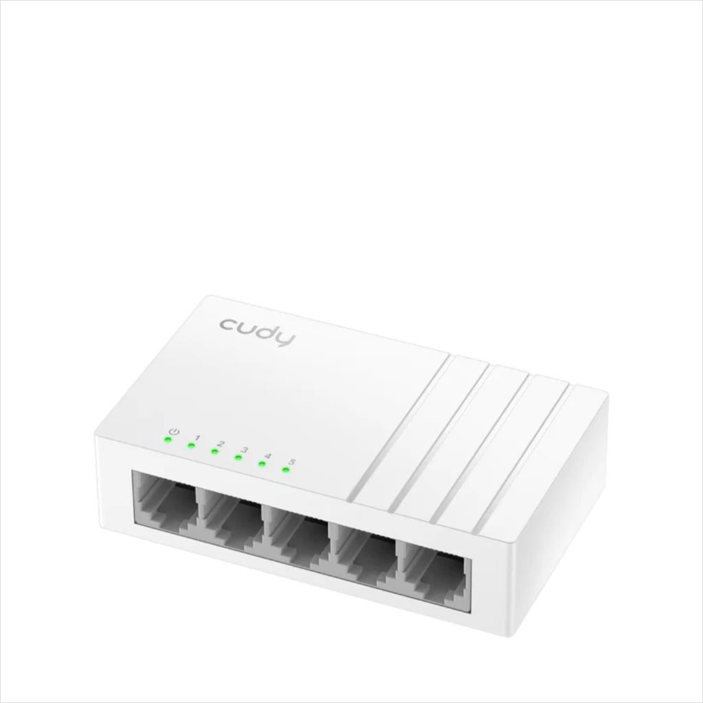 NET Switch CUDY 5-port Gigabit GS105U Type-C power, plastic