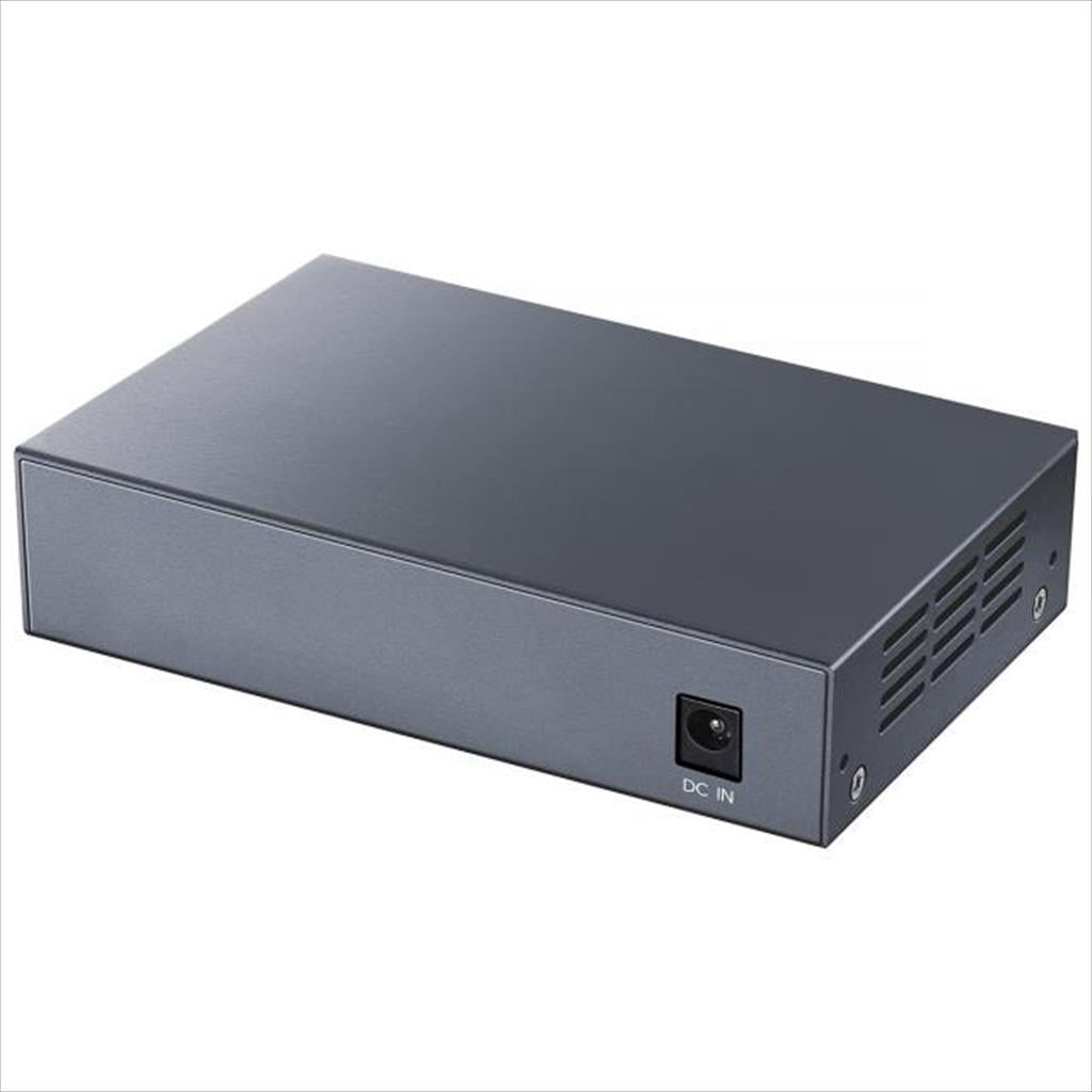 NET Switch CUDY 5-port Gigabit 4xPOE+ Uplink 60W, GS1005P