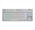 KEYBOARD MECHANICAL LOGITECH G915X LIGHTSPEED TKL WIRELESS RGB GL TACTILE WHITE w/bluetooth, 920-012737