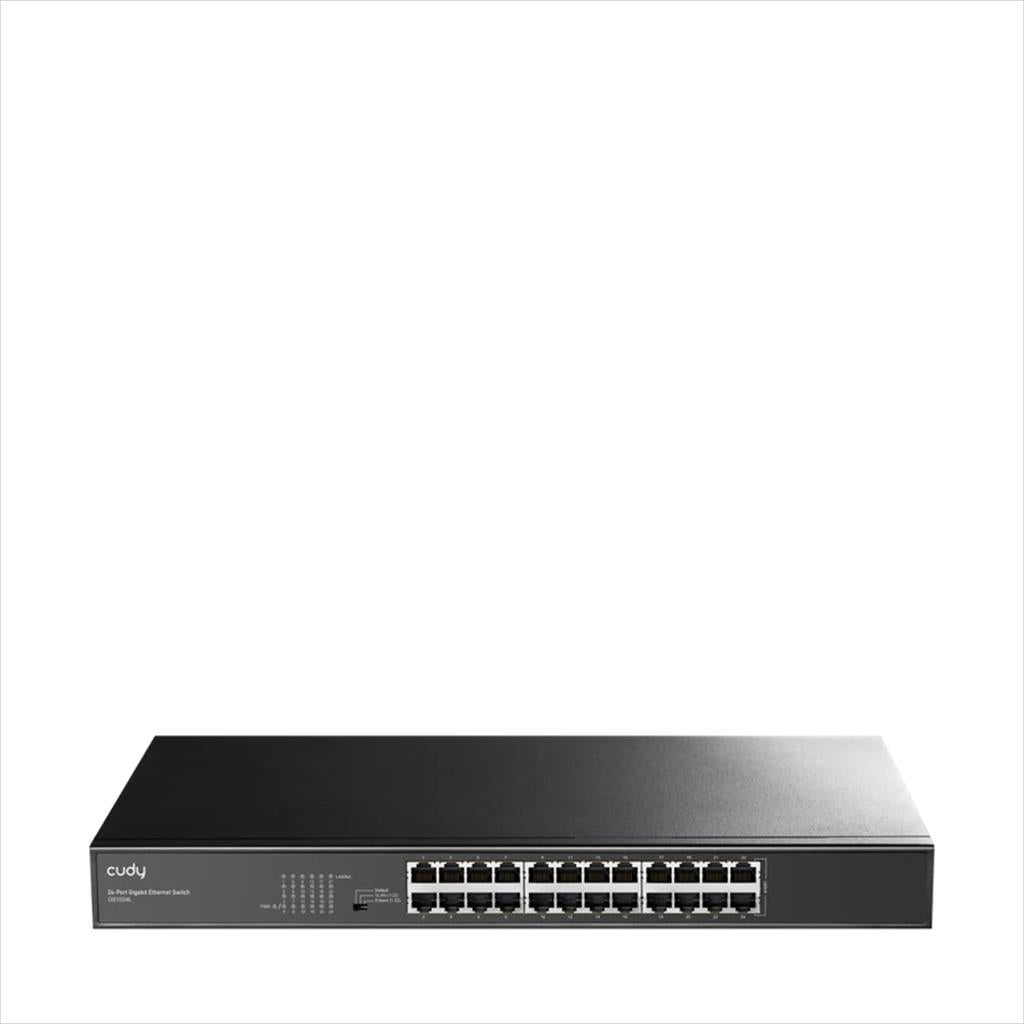 NET Switch CUDY 24-port Gigabit rackmount (19"), GS1024L