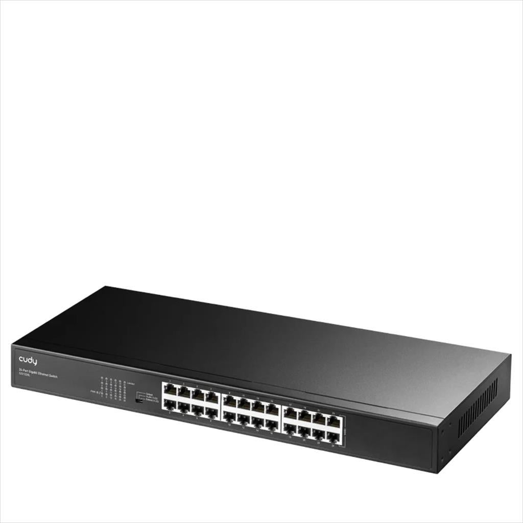 NET Switch CUDY 24-port Gigabit rackmount (19"), GS1024L