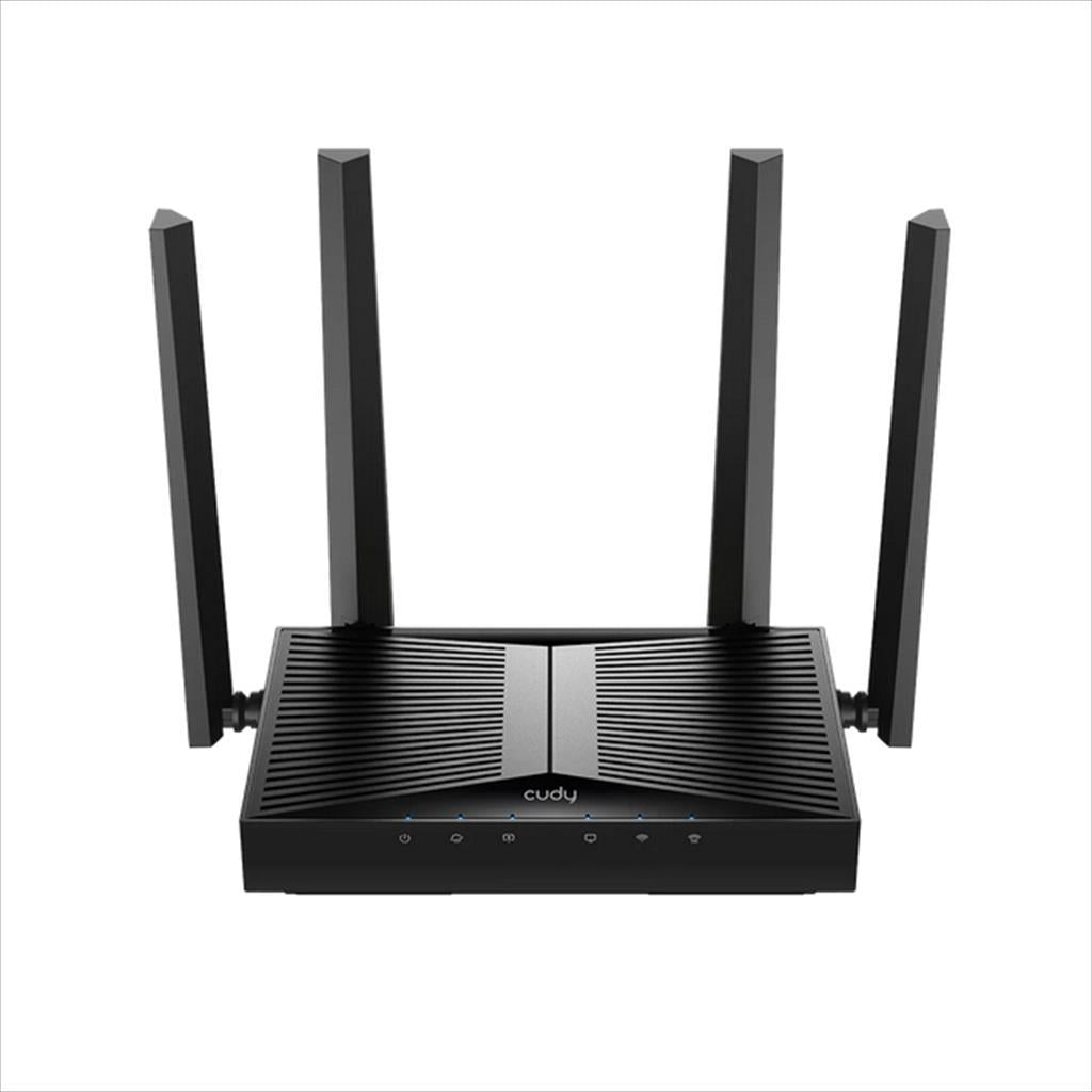 NET ROUTER WIRELESS DUAL BAND Wi-Fi 7 BE3600 CUDY WR3600, w/4 antennas, 1x WAN 2.5G port, 4x LAN 100/1000 ports