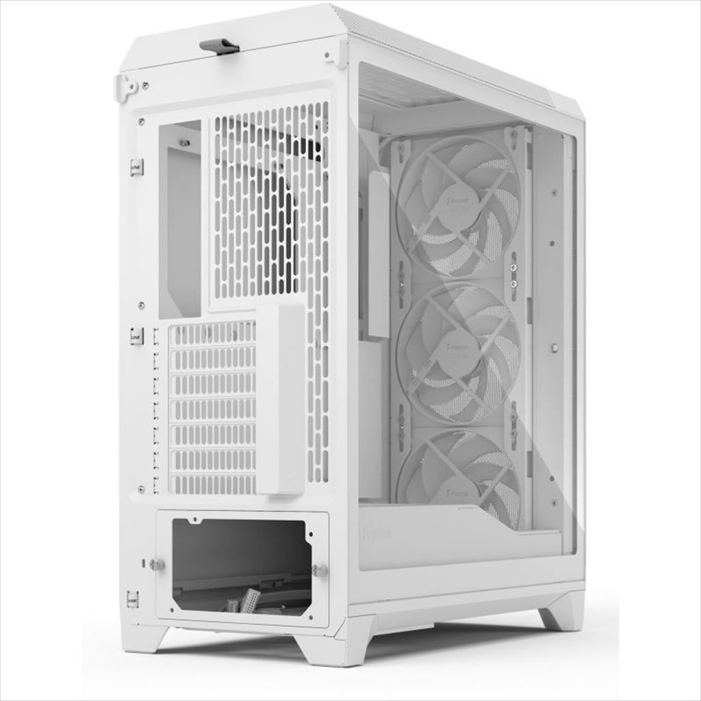 CASE FRACTAL DESIGN E-ATX Mid-Tower MESHIFY 3 WHITE, 3x140mm Momentum fans, w/WINDOW, TG Clear Tint, Front Mesh, FD-C-MES3A-04