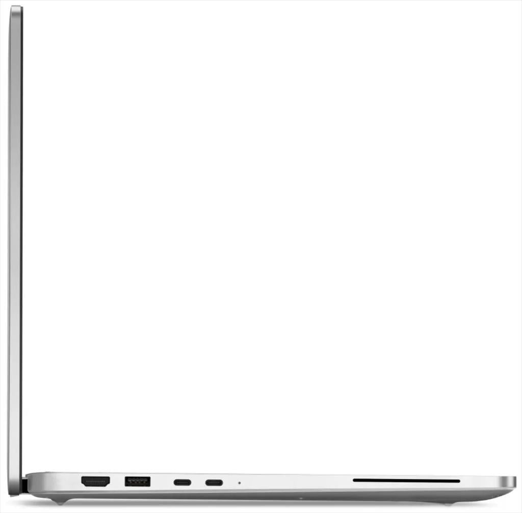 NOTEBOOK 16" DELL PRO 16 Plus PB16250, Ultra 7 265U/16GB RAM (1x 16GB) 5600 Mhz DDR5/ 512GB SSD M.2 NVMe/ /Cam+Mic,BT/Backlit KB /fingerprint reader